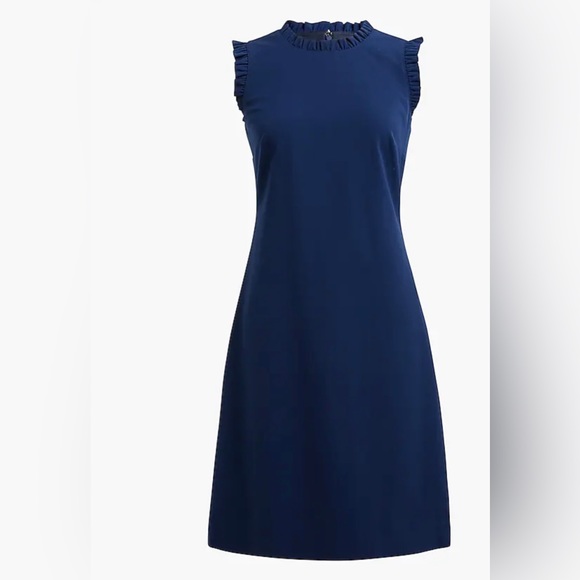 J.Crew Ruffleneck Suit Dress. - Picture 4 of 10